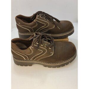Autumn Run Appaloosa Brown Leather Heavy Duty Oxford chunky Women's shoes SZ 8.5